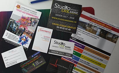 cartes visite et flyers Enseignes et marquage vehicule  - Corbeil Essonnes 91 